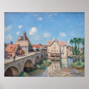 Alfred Sisley artwork - Le Pont de Moret Poster