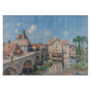 Alfred Sisley artwork - Le Pont de Moret Schneidebrett