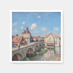 Alfred Sisley artwork - Le Pont de Moret Serviette
