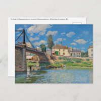 Alfred Sisley - Brücke bei Villeneuve-la-Garenne