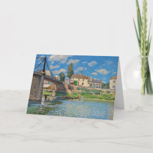 Alfred Sisley - Brücke in Villeneuve-la-Garenne Karte