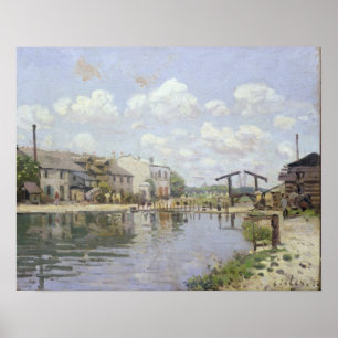 Alfred Sisley   Canal Saint-Martin, Paris Poster