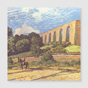 Alfred Sisley Das Aquädukt von Marly Magnetkarte