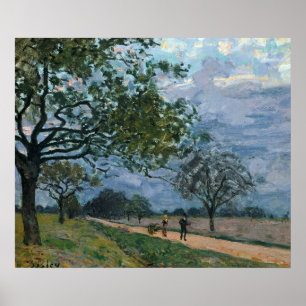 Alfred Sisley, der berühmte Visuelle Künstler von Poster
