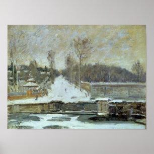 Alfred Sisley der Bewässerungs-Platz an Poster