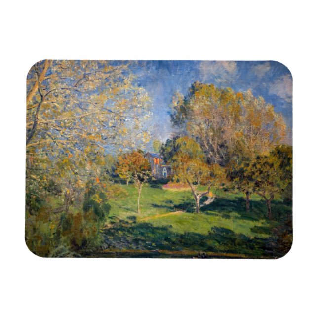 Alfred Sisley - Der Garten von Hoschede, Montgeron Magnet (Horizontal)