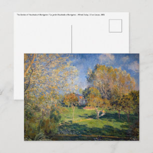 Alfred Sisley - Der Garten von Hoschede, Montgeron Postkarte