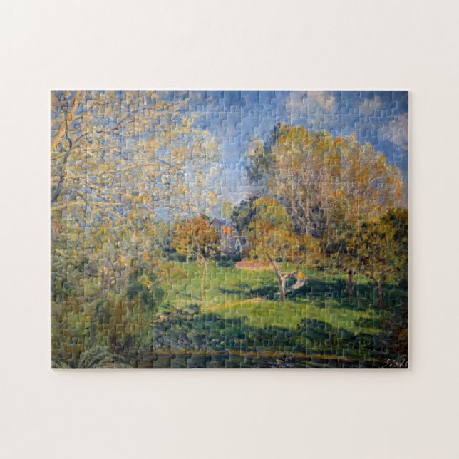 Alfred Sisley - Der Garten von Hoschede, Montgeron Puzzle (Horizontal)