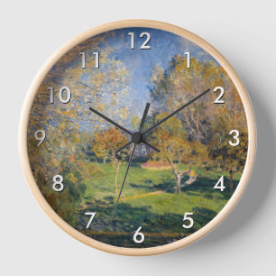 Alfred Sisley - Der Garten von Hoschede, Montgeron Uhr