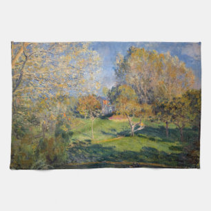 Alfred Sisley - Der Hoschedé-Garten, Montgeron Geschirrtuch