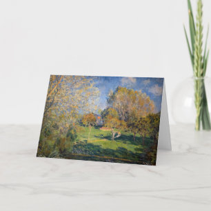 Alfred Sisley - Der Hoschedé-Garten, Montgeron Karte