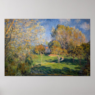Alfred Sisley - Der Hoschede-Garten, Montgeron Poster