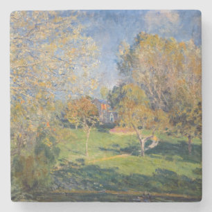 Alfred Sisley - Der Hoschedé-Garten, Montgeron Steinuntersetzer