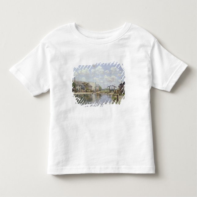 Alfred Sisley | der Kanal St Martin, Paris Kleinkind T-shirt (Vorderseite)