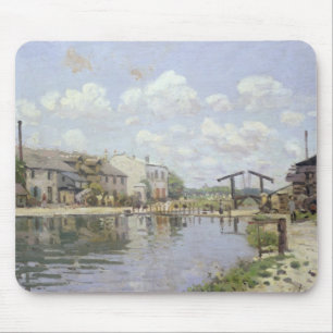 Alfred Sisley   der Kanal St Martin, Paris Mousepad