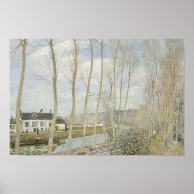 Alfred Sisley - Der Loingkanal Poster (Vorne)