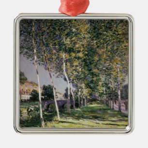 Alfred Sisley der Weg Silbernes Ornament