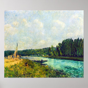 Alfred Sisley - Die Banken der Oise Poster
