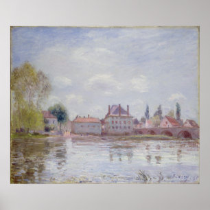 Alfred Sisley   Die Brücke bei Moret-sur-Loing Poster