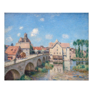 Alfred Sisley - Die Brücke von Moret Fotodruck