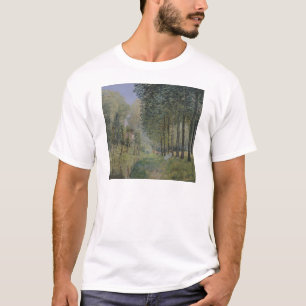 Alfred Sisley   die Erholung durch den Strom T-Shirt