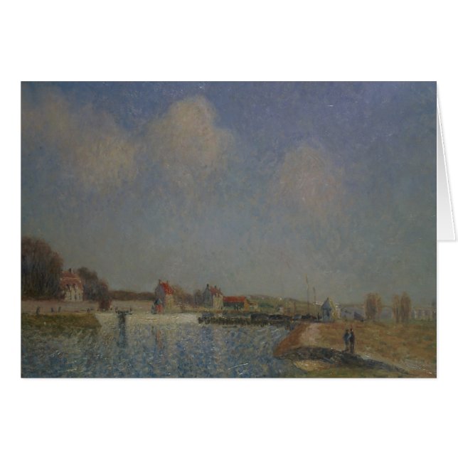 Alfred Sisley | Die Lage in Saint-Mammes (Vorderseite (Horizontal))