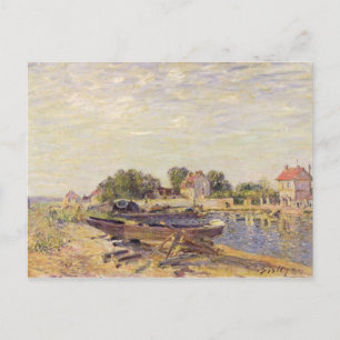 Alfred Sisley Die Lage in Saint-Mammes Postkarte