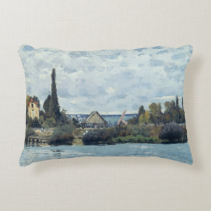 Alfred Sisley   die Seine bei Bougival Dekokissen