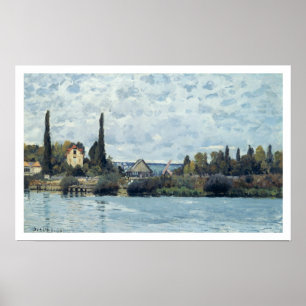 Alfred Sisley   die Seine bei Bougival Poster