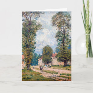 Alfred Sisley - Die Straße nach Versailles Karte