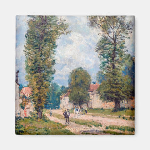 Alfred Sisley - Die Straße nach Versailles Magnet