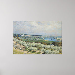 Alfred Sisley Die Terrasse von Saint-Germain, Früh Leinwanddruck