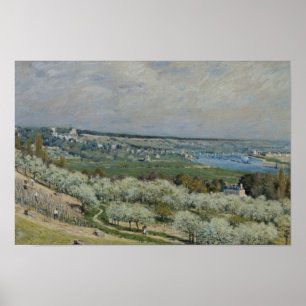 Alfred Sisley - Die Terrasse von Saint-Germain Poster