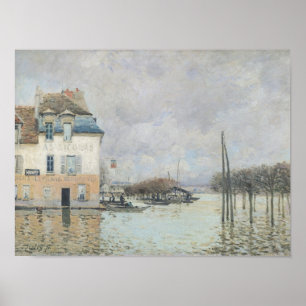 Alfred Sisley   Die Überschwemmung in Port-Marly Poster