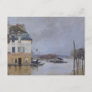 Alfred Sisley   Die Überschwemmung in Port-Marly Postkarte
