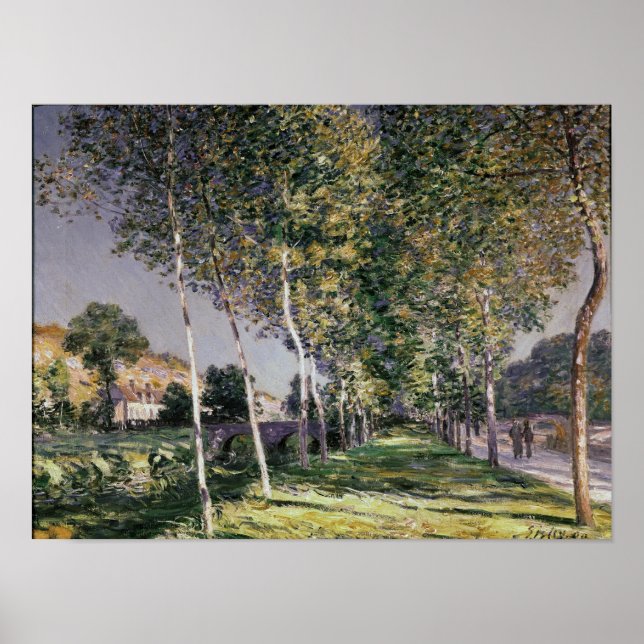 Alfred Sisley | Die Wanderung Poster (Vorne)
