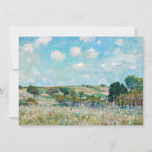 Alfred Sisley - Die Wiese Einladung