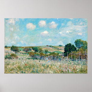 Alfred Sisley - Die Wiese Poster