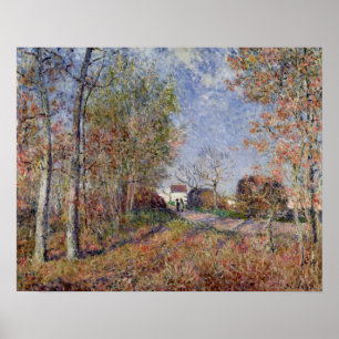 Alfred Sisley Eine Ecke des Waldes bei Sablons Poster