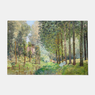 Alfred Sisley - Erholung entlang der Straße Fußmatte