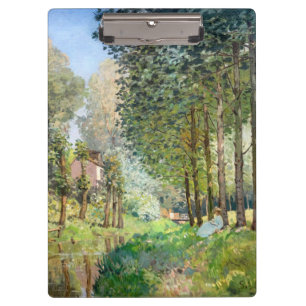 Alfred Sisley - Erholung entlang der Straße Klemmbrett