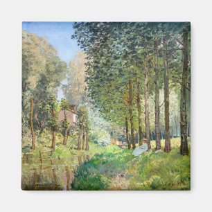 Alfred Sisley - Erholung entlang der Straße Magnet
