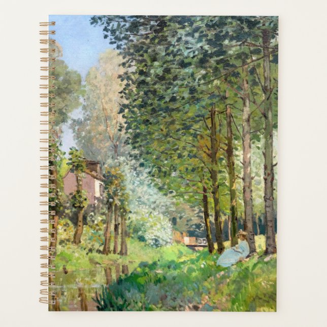Alfred Sisley - Erholung entlang der Straße Planer (Vorderseite)