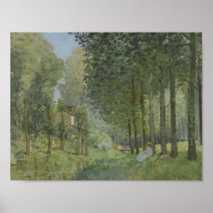 Alfred Sisley - Erholung entlang der Straße Poster