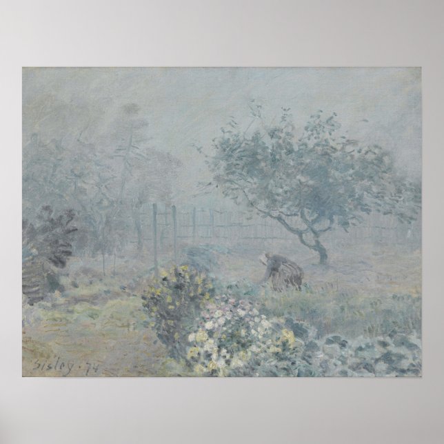 Alfred Sisley - Fog, Voisins Poster (Vorne)