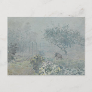 Alfred Sisley - Fog, Voisins Postkarte