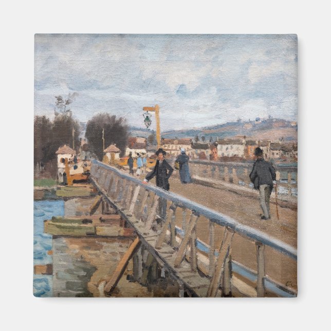 Alfred Sisley - Footbridge in Argenteuil Magnet (Vorne)