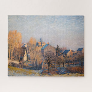 Alfred Sisley - Frostiger Morgen in Louveciennes Puzzle