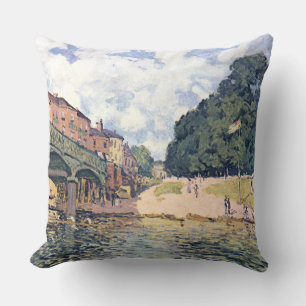Alfred Sisley Hampton Court Bridge Kissen