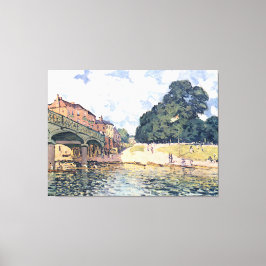 Alfred Sisley Hampton Court Bridge Leinwanddruck